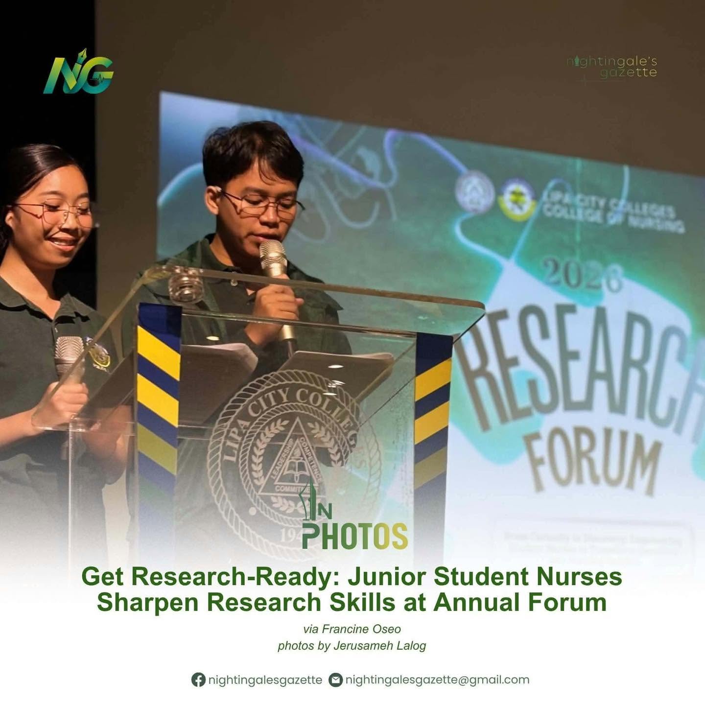 Get Research-Ready: Junior Student Nurses Sharpen Research Skills at Annual Forum